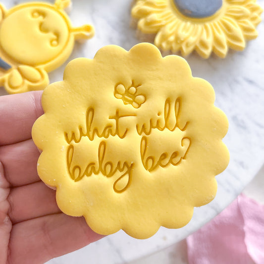 What Will Baby Bee? #4- Fondant Stamp