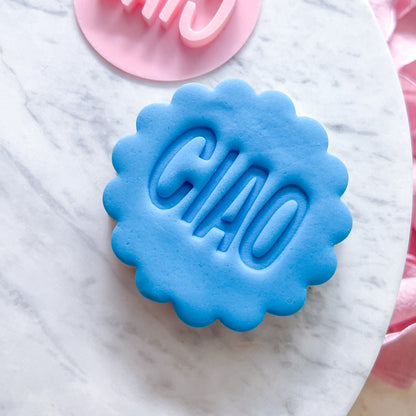 Ciao - Fondant Stamp