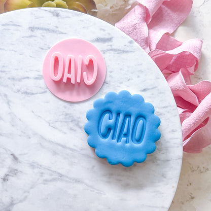 Ciao - Fondant Stamp
