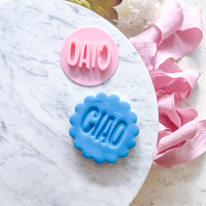 Ciao - Fondant Stamp