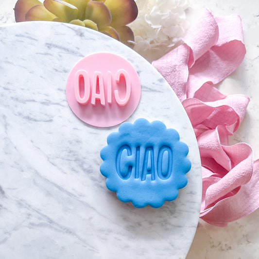 Ciao - Fondant Stamp