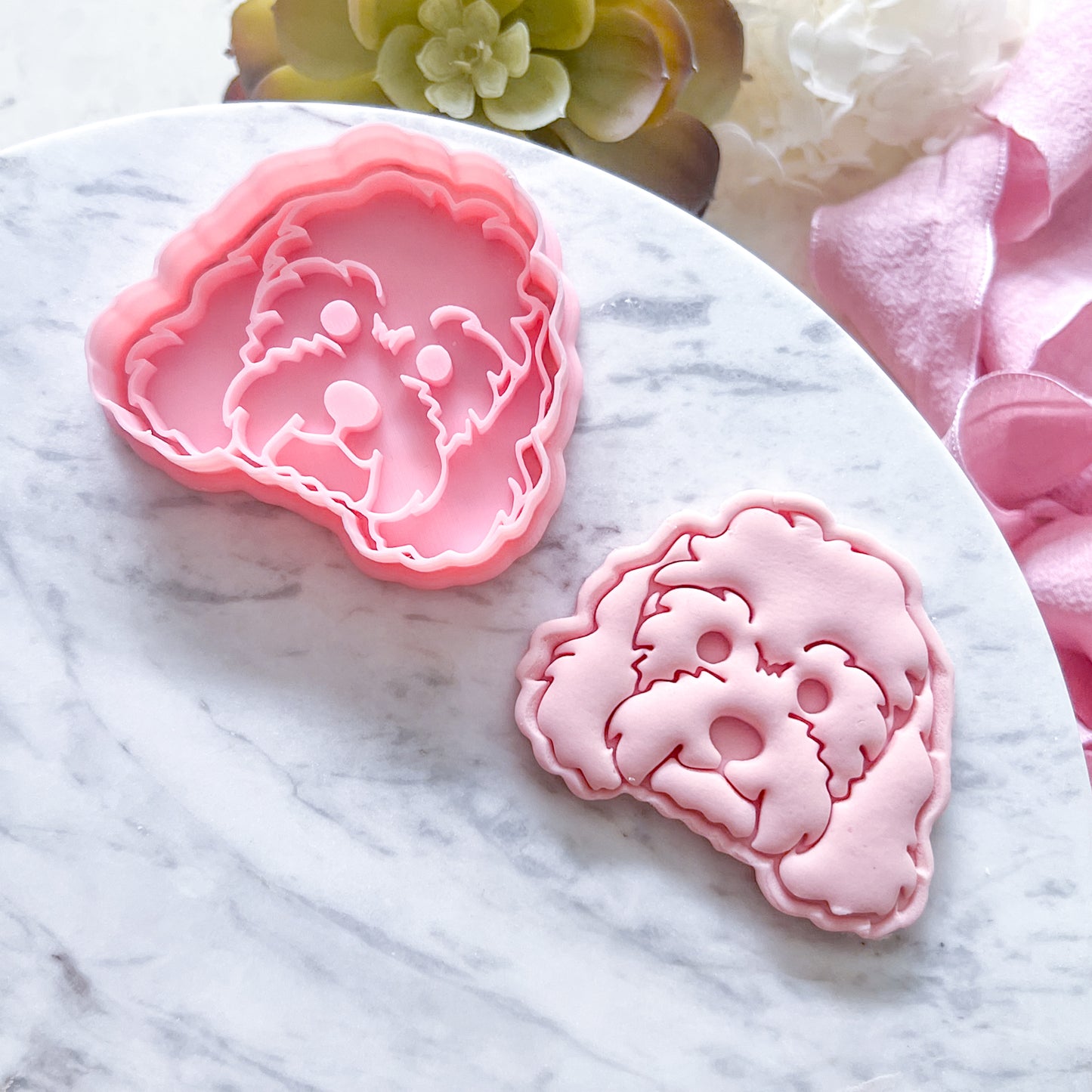 "Cavoodle" - Cookie Cutter & Stamp