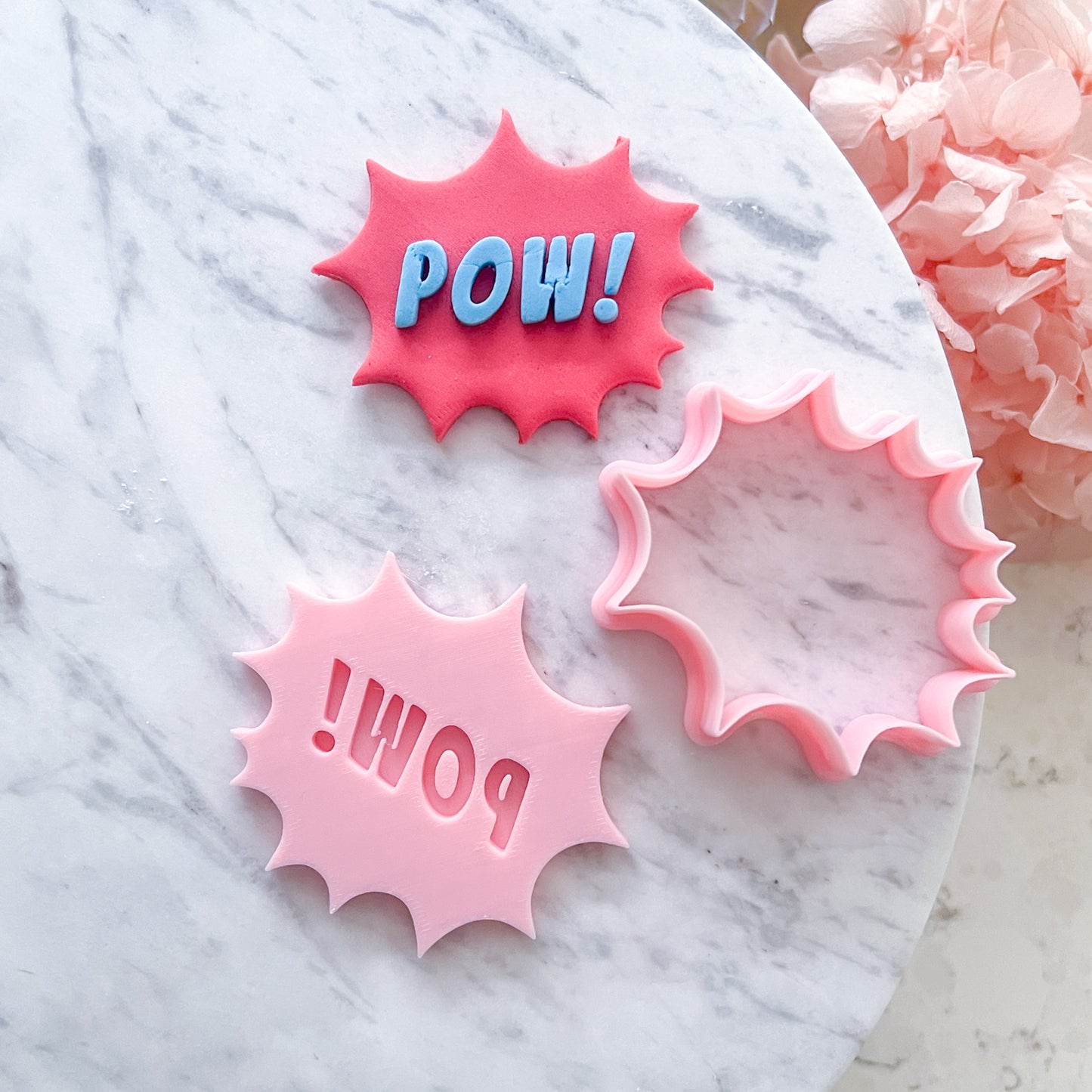 "Pow" Cookie Cutter & Stamp Set