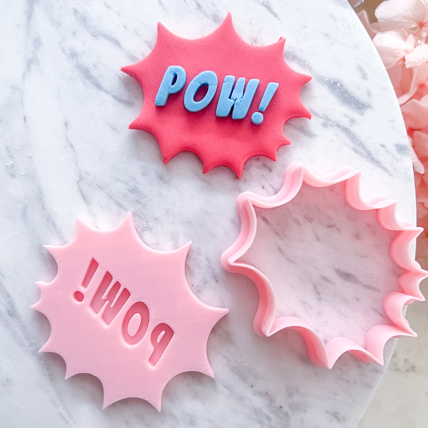 "Pow" Cookie Cutter & Stamp Set