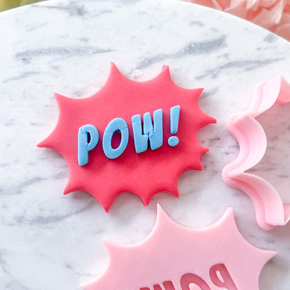 "Pow" Cookie Cutter & Stamp Set