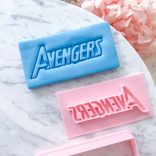 "Avengers Logo" Cookie Cutter & Stamp