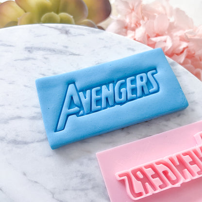 "Avengers Logo" Cookie Cutter & Stamp