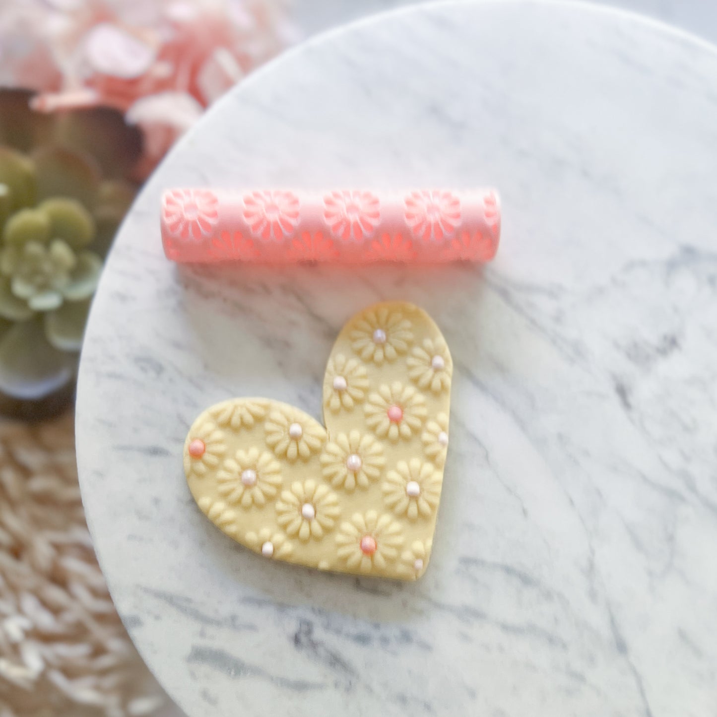 "Daisy" Fondant Texture Roller