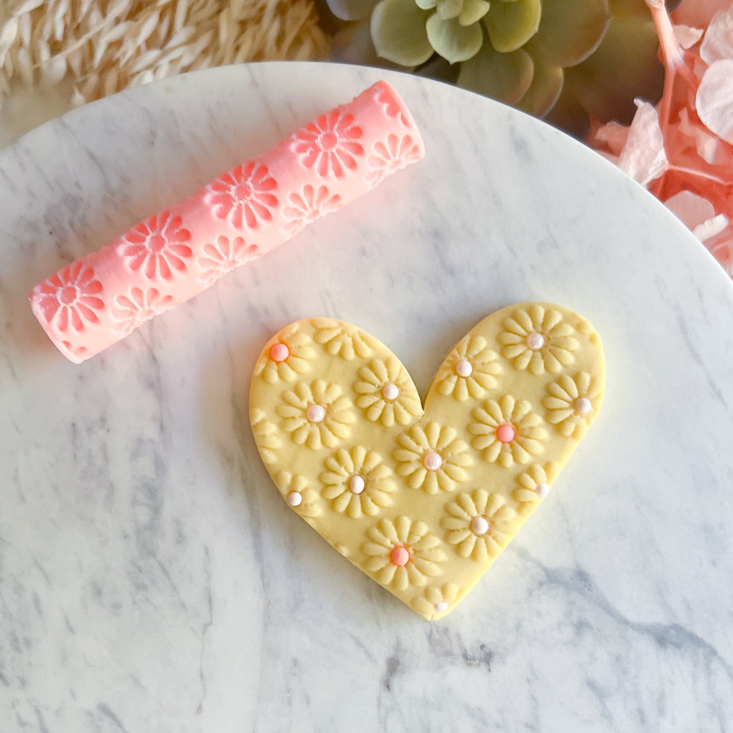 "Daisy" Fondant Texture Roller