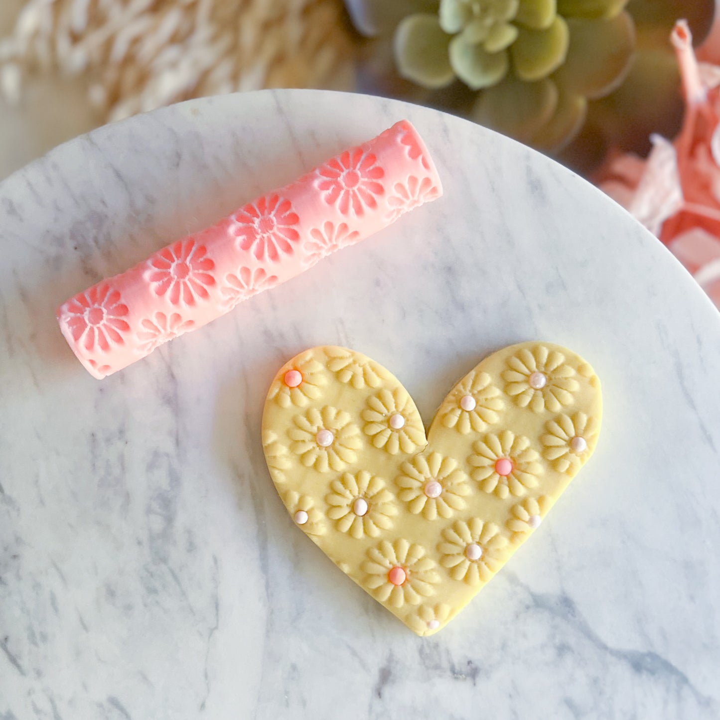 "Daisy" Fondant Texture Roller