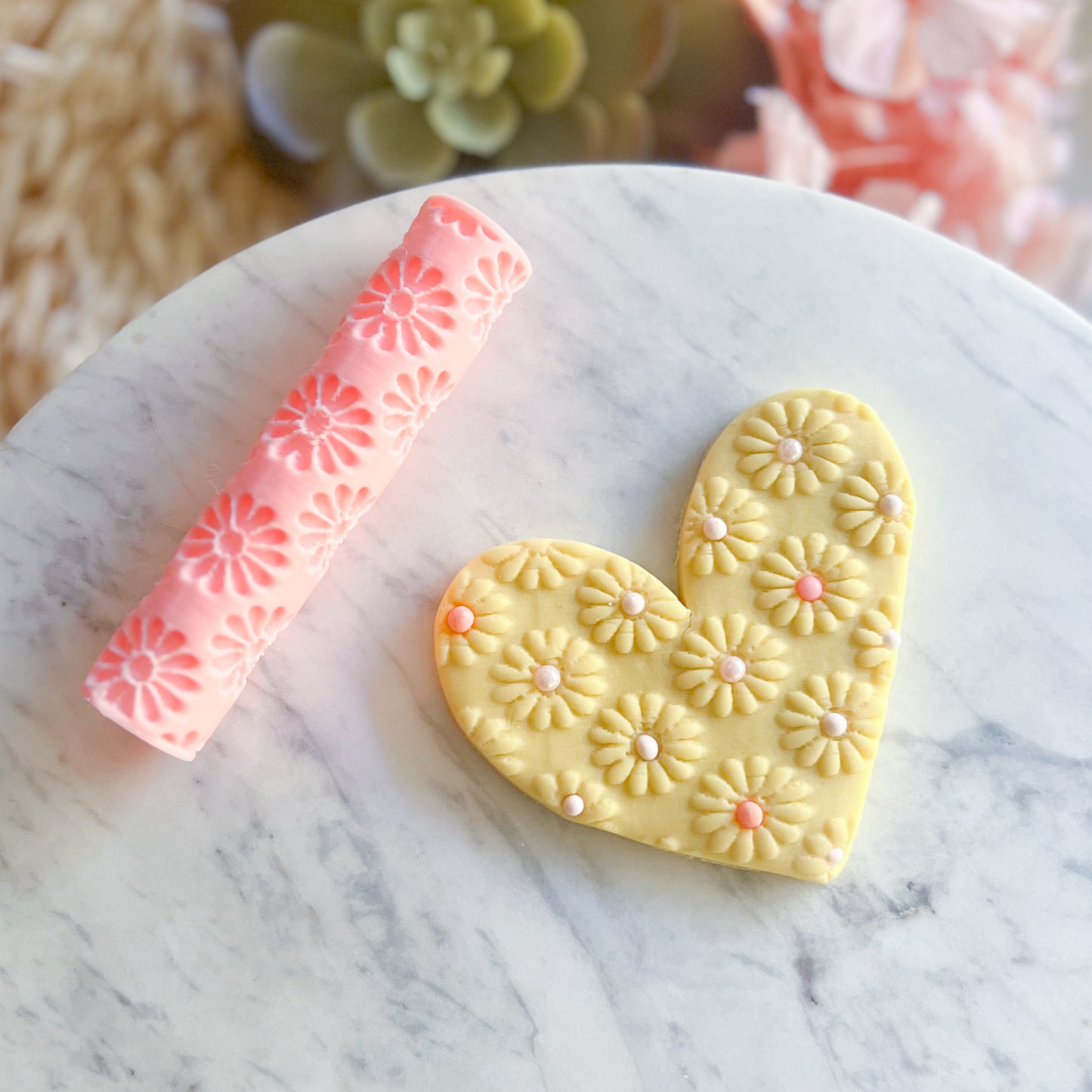 "Daisy" Fondant Texture Roller