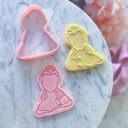 "Belle - Minimalist " Cookie Cutter & Stamp