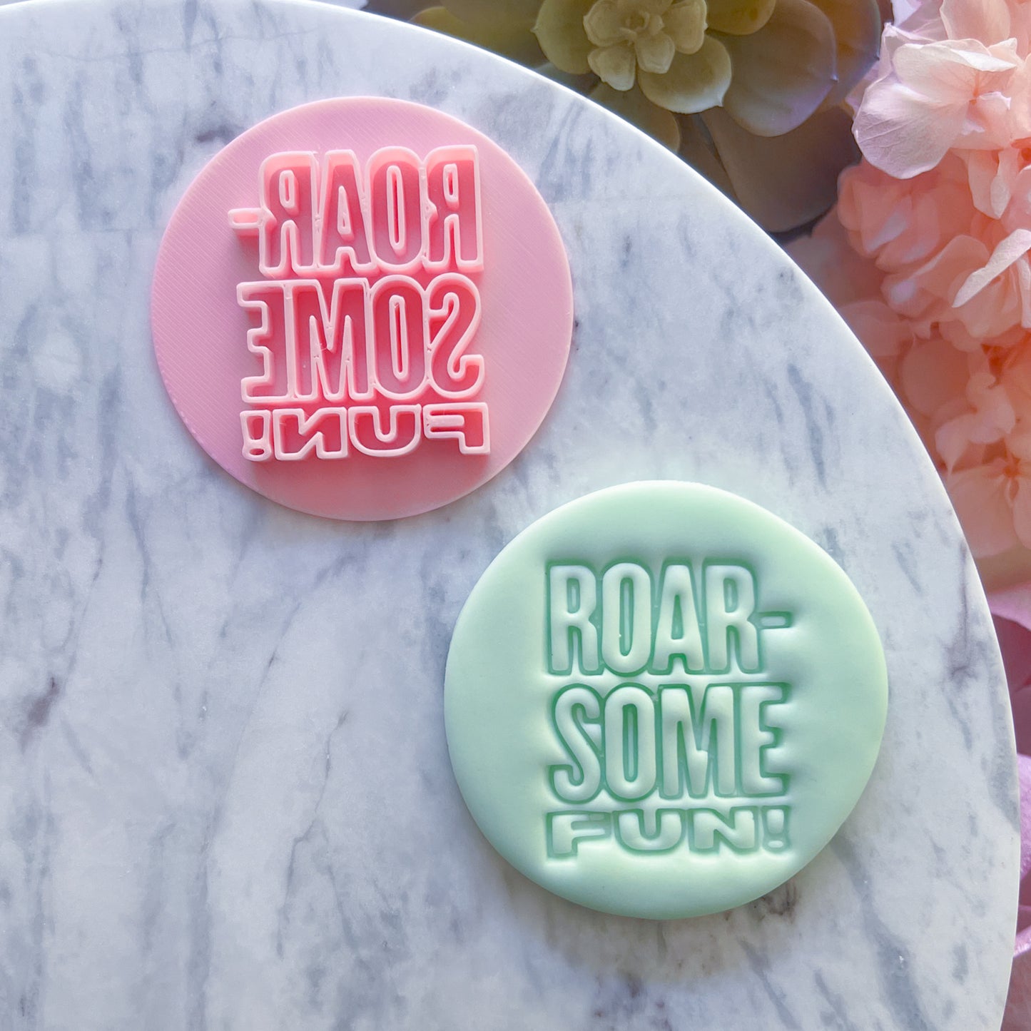 Roar-some Birthday - Fondant Stamp