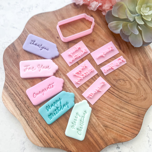 "Gift Tag" Cutter and Stamps