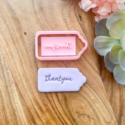 "Small Gift Tag" Cutter and Stamps