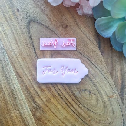 "Large Gift Tag" Cutter and Stamps