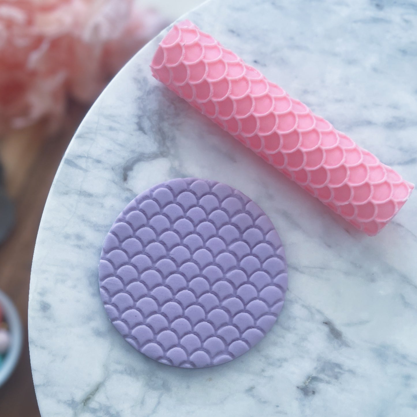 "Mermaid Scales" Fondant Texture Roller