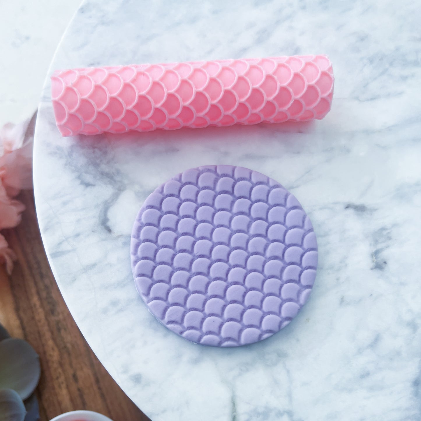"Mermaid Scales" Fondant Texture Roller