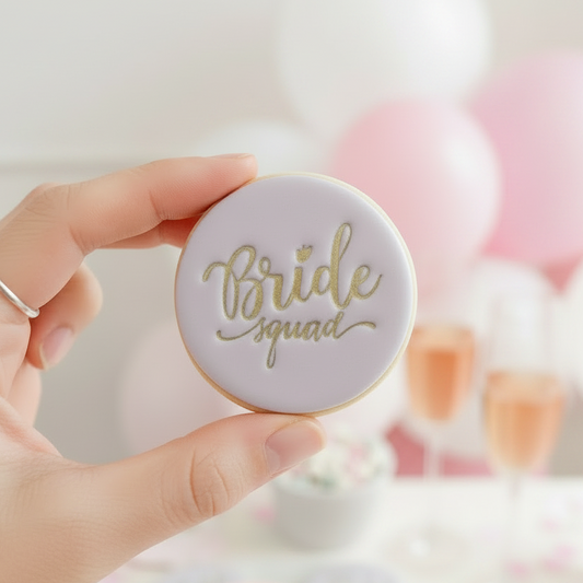 Bride Squad - Fondant Stamp