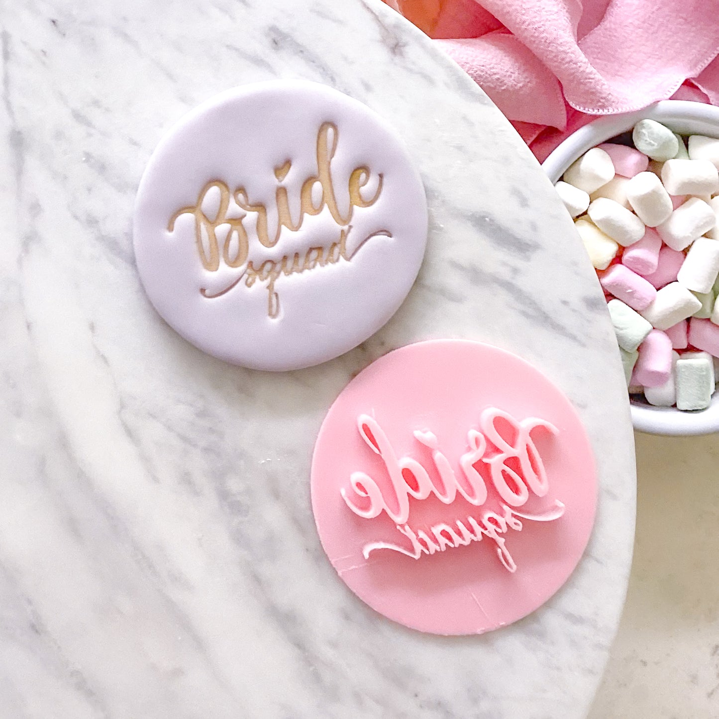 Bride Squad - Fondant Stamp