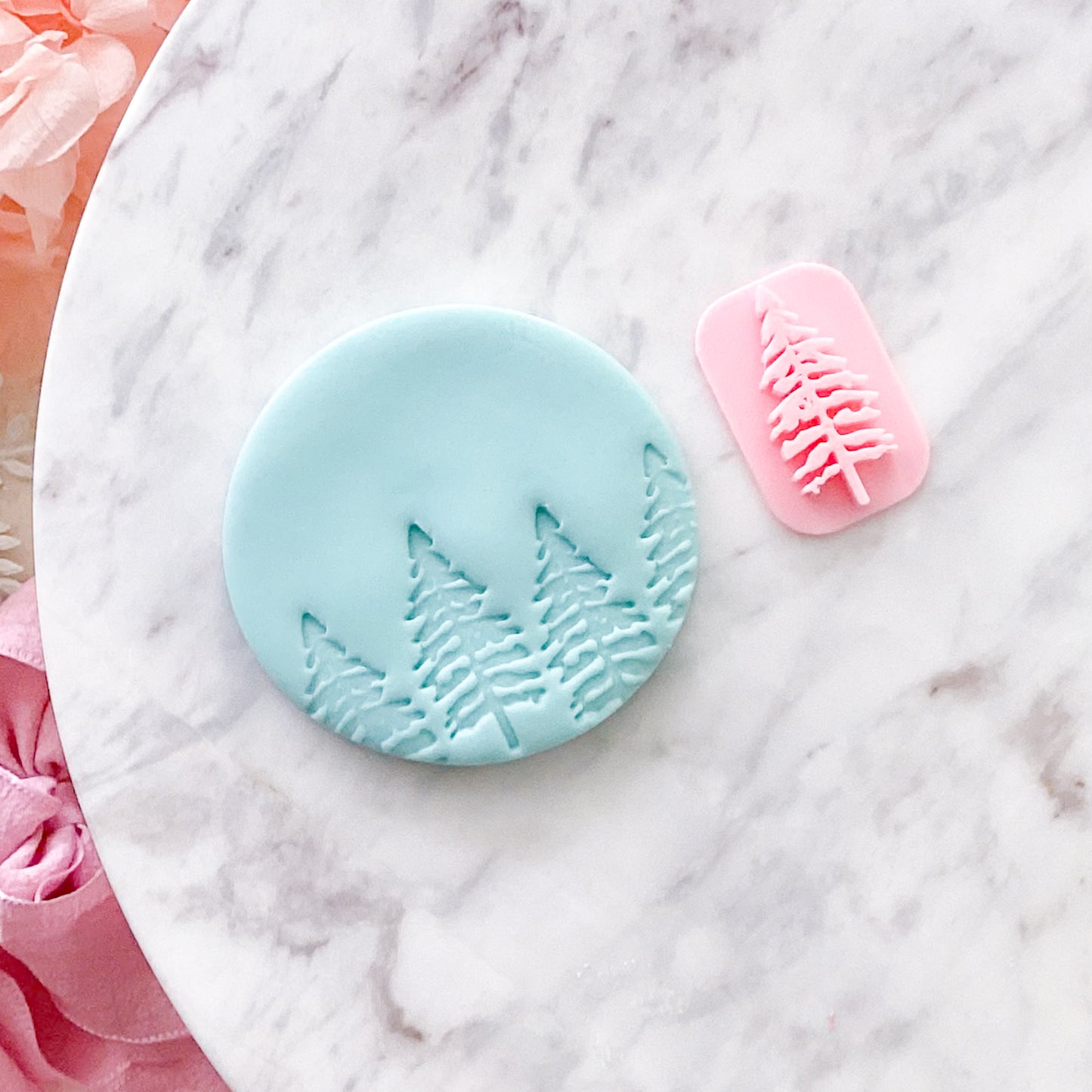 Fir Tree  - Fondant Stamp