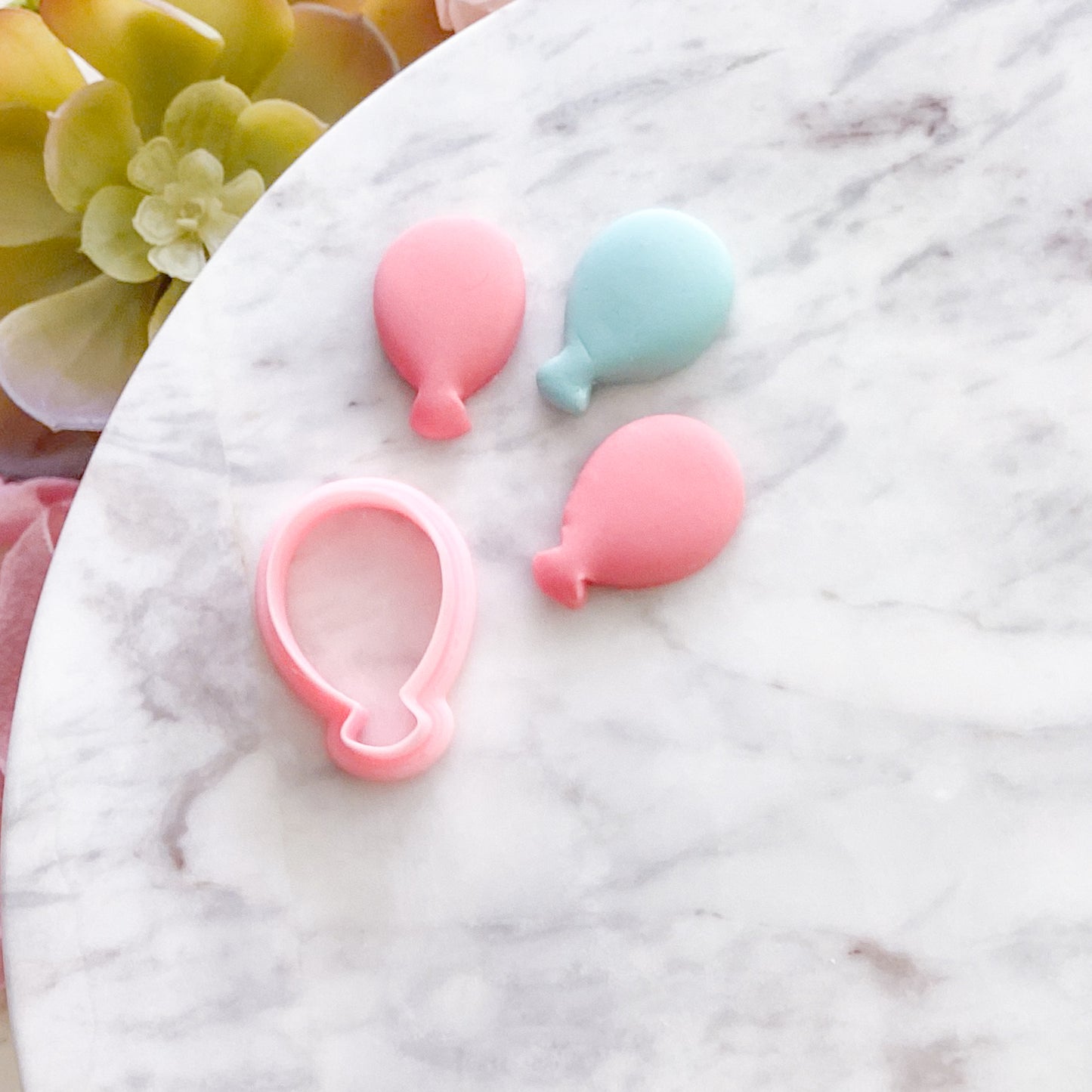 "Balloon" Fondant Mini Charm