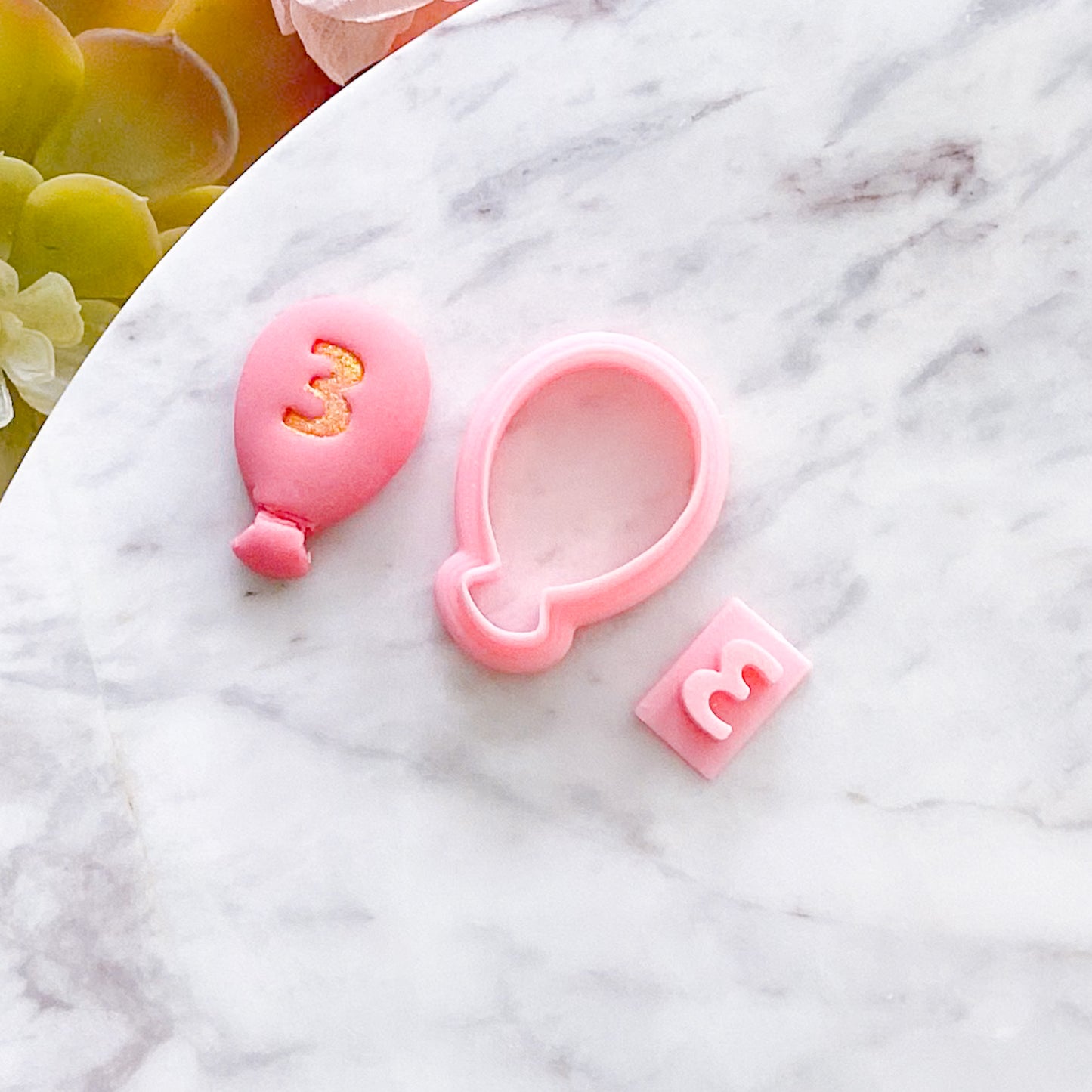 "Balloon" Fondant Mini Charm