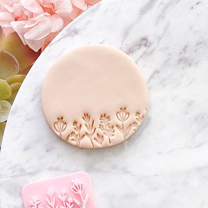 Wildflowers  - Fondant Stamp