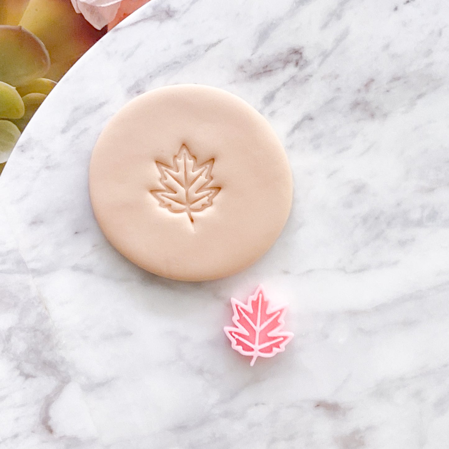 Maple Leaf  - Fondant Stamp