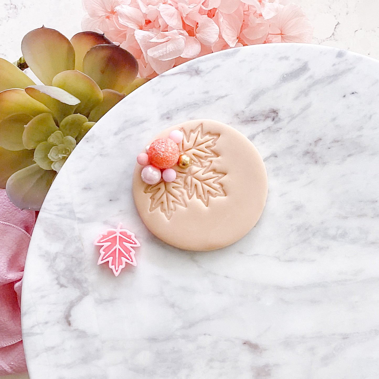 Maple Leaf  - Fondant Stamp