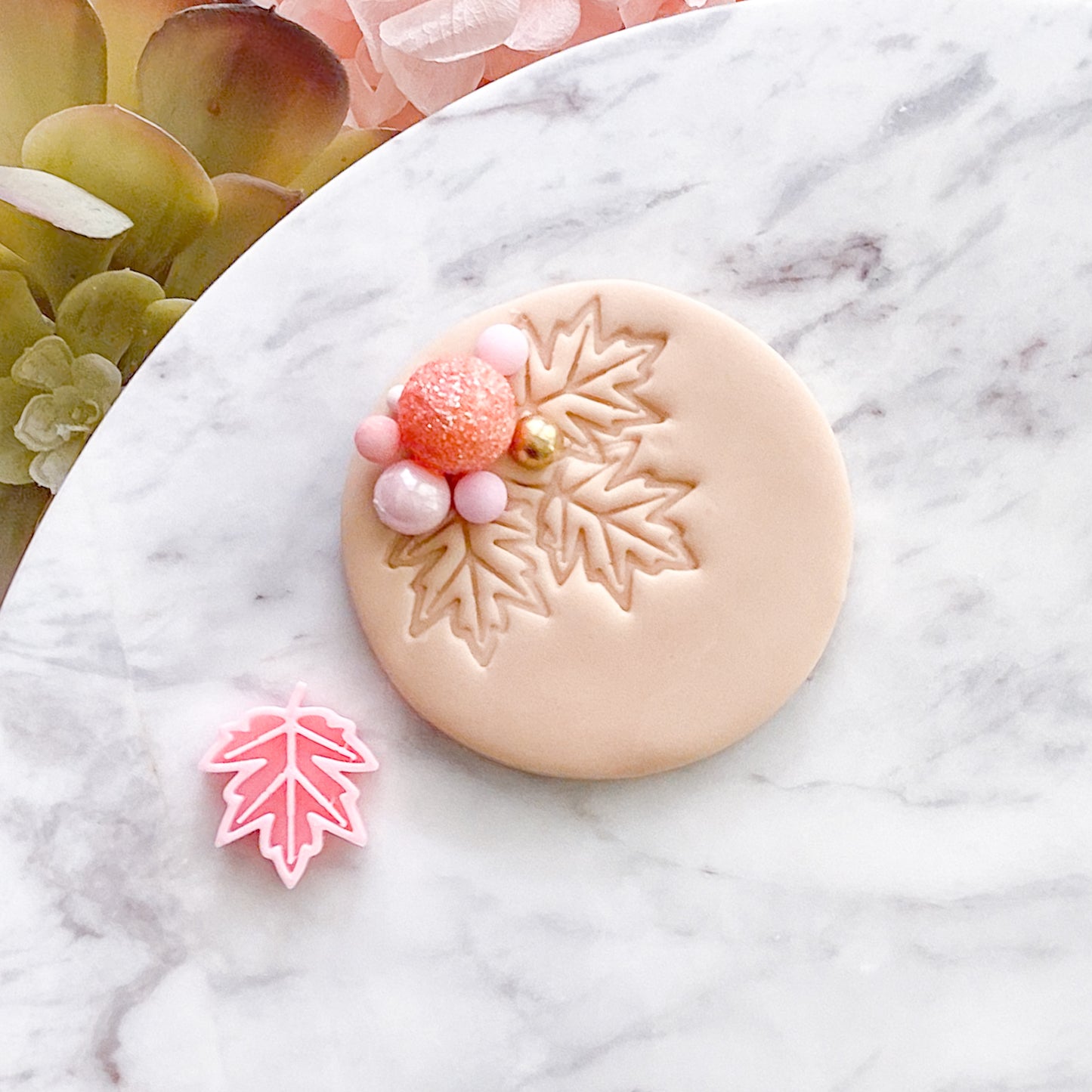 Maple Leaf  - Fondant Stamp