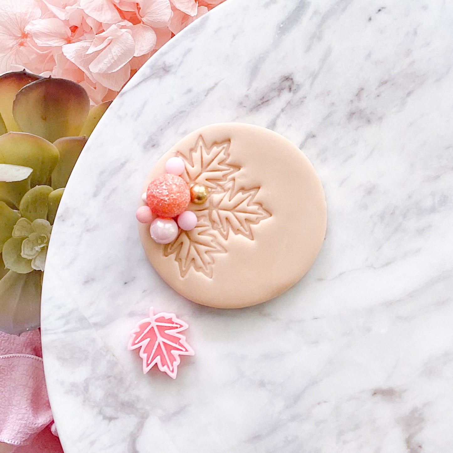 Maple Leaf  - Fondant Stamp