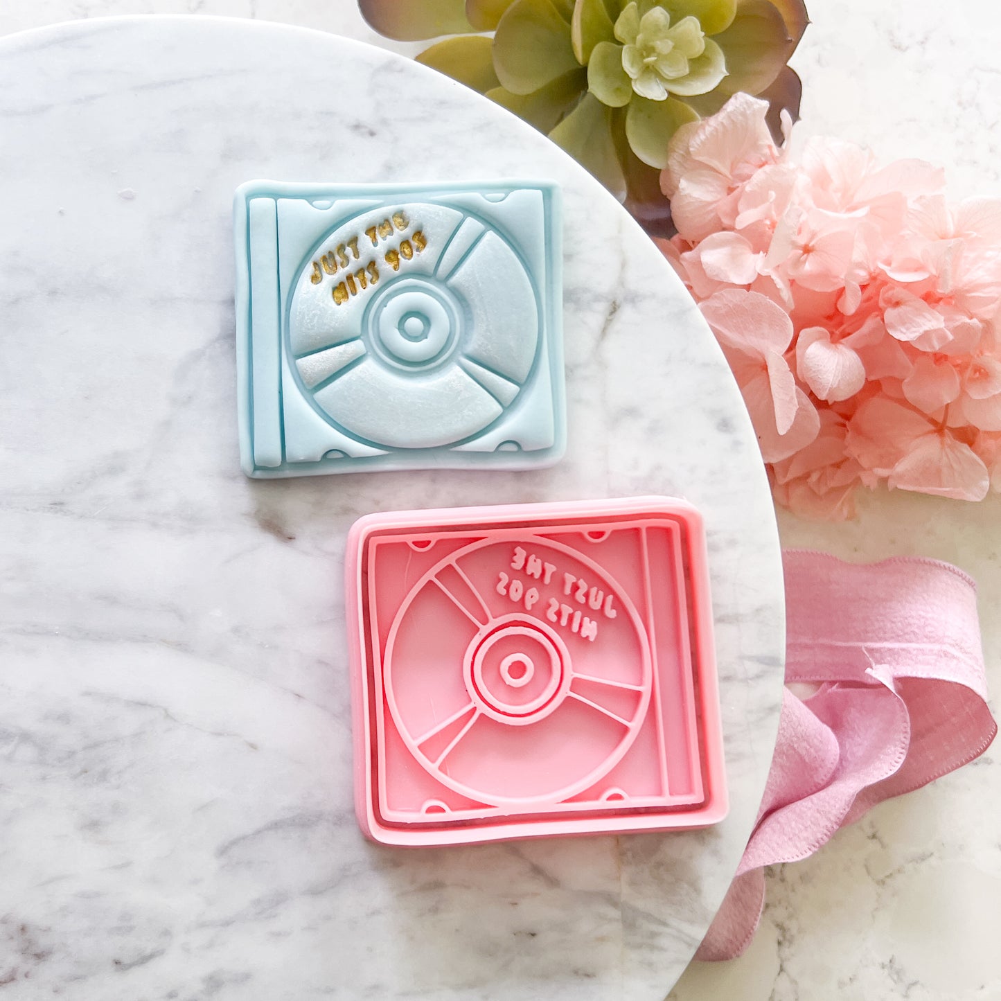 Just the Hits 90s CD - Cutter & Stamp Set