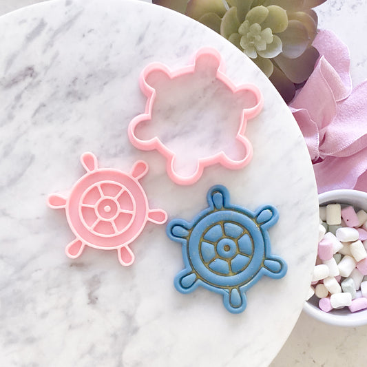 "Ships Wheel" - Cookie Cutter & Stamp