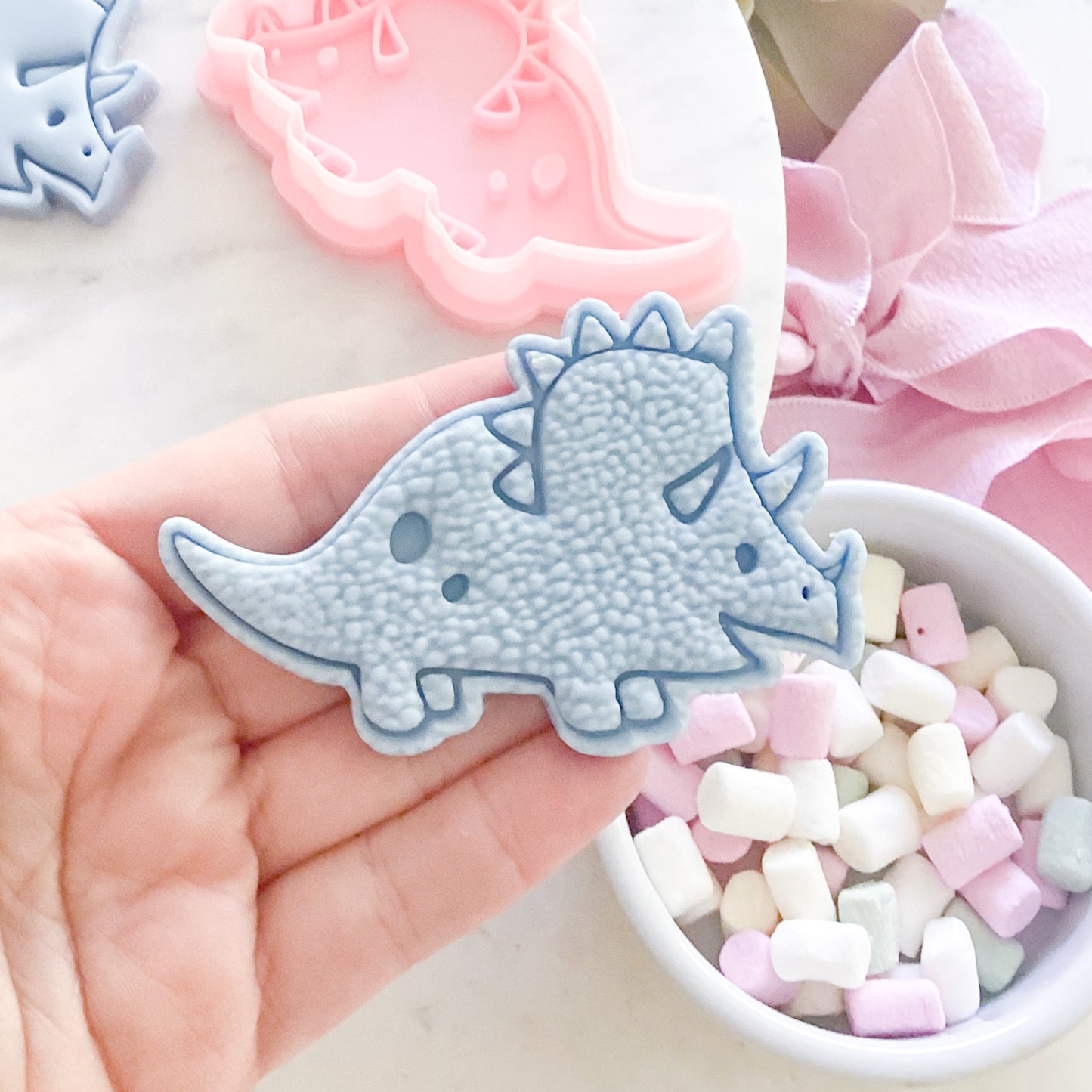 "Triceratops" Cookie Cutter & Stamp