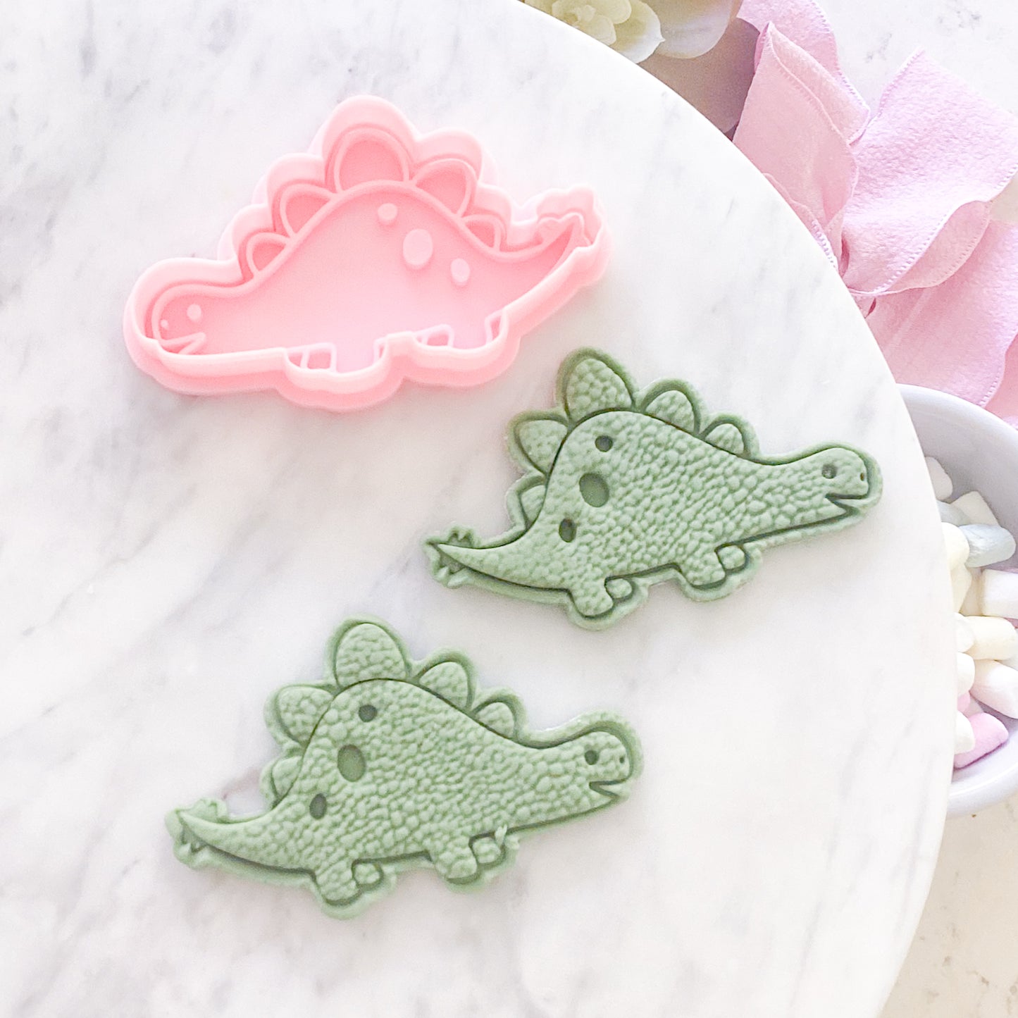 "Stegosaurus" Cookie Cutter & Stamp
