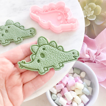 "Stegosaurus" Cookie Cutter & Stamp
