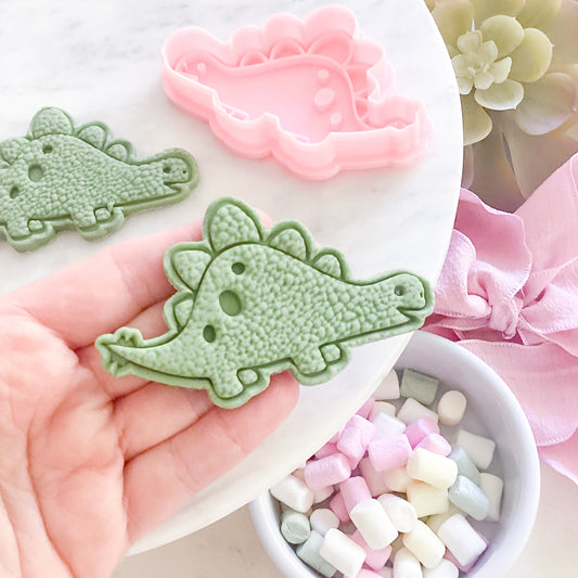 "Stegosaurus" Cookie Cutter & Stamp