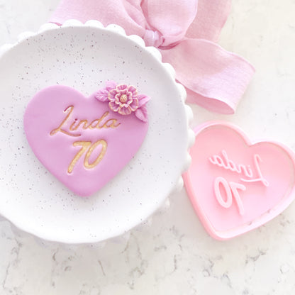 Personalise Name & Age #2 - Stamp Set