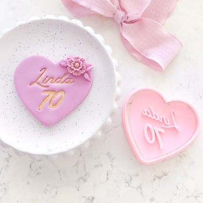 Personalise Name & Age #2 - Stamp Set