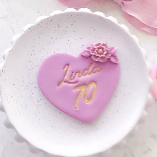 Personalise Name & Age #2 - Stamp Set