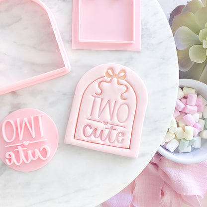Two Cute Fondant Stamp