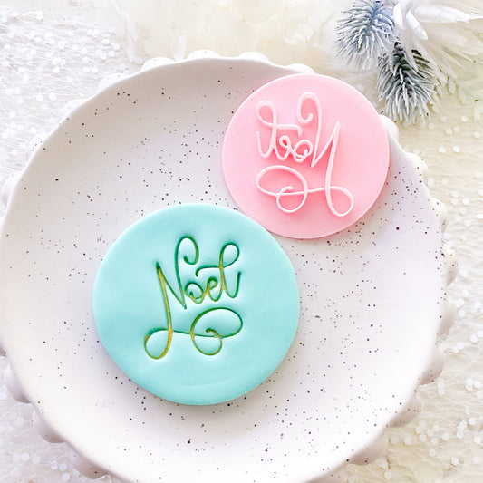 Noel Fondant Stamp