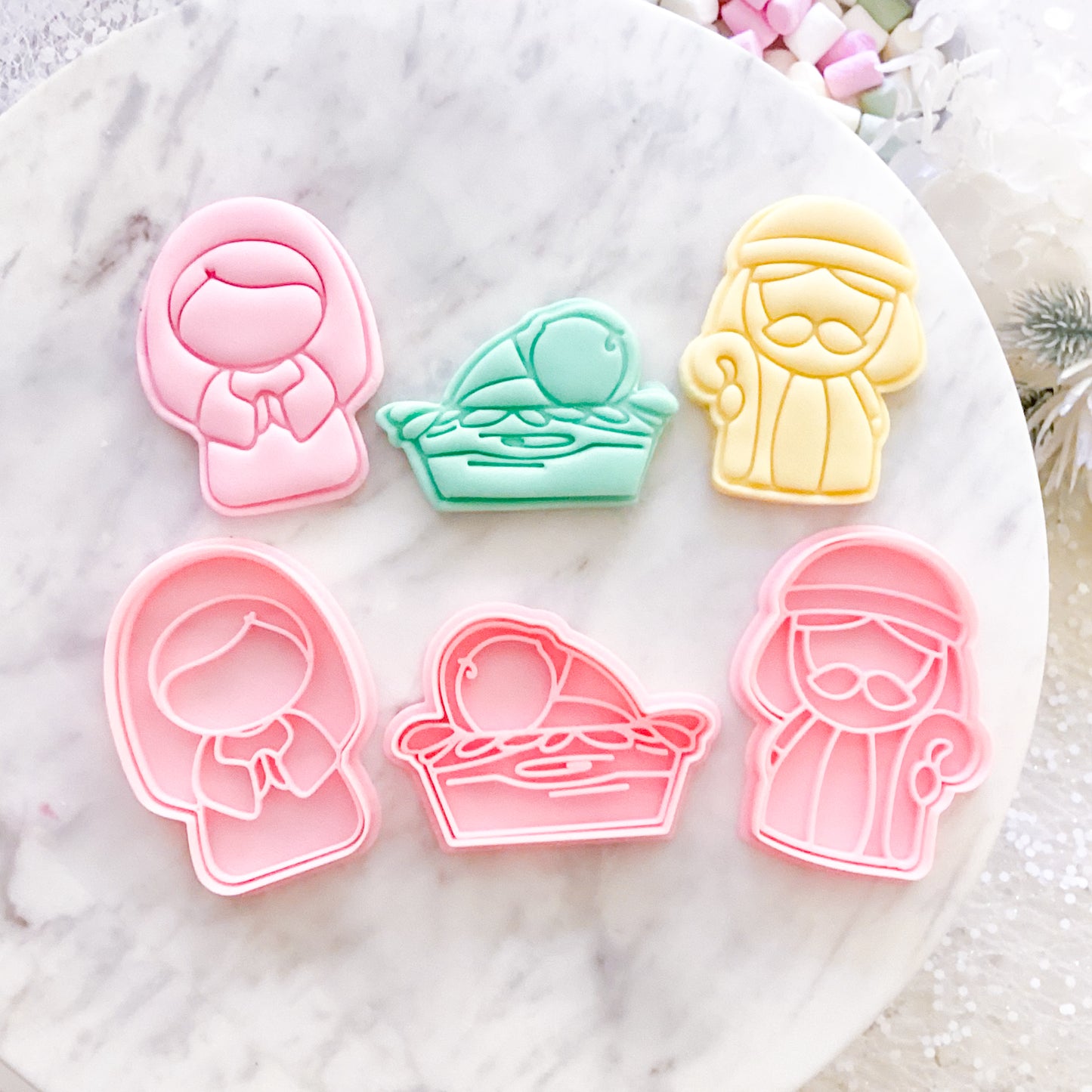 "Nativity 3pc Set" Cookie Cutter & Stamp