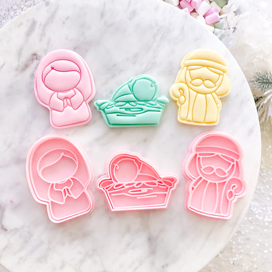 "Nativity 3pc Set" Cookie Cutter & Stamp