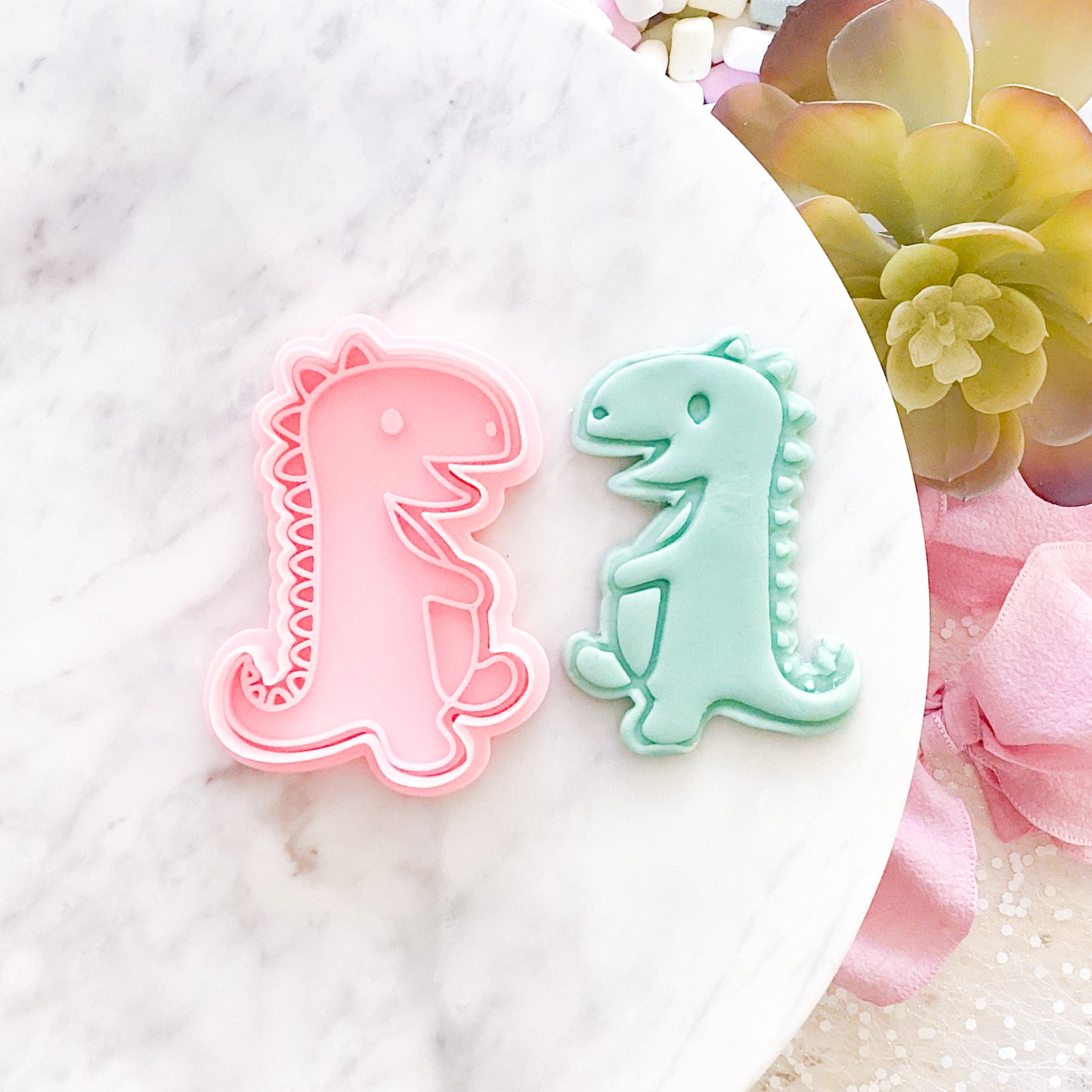 "T-Rex" Cookie Cutter & Stamp