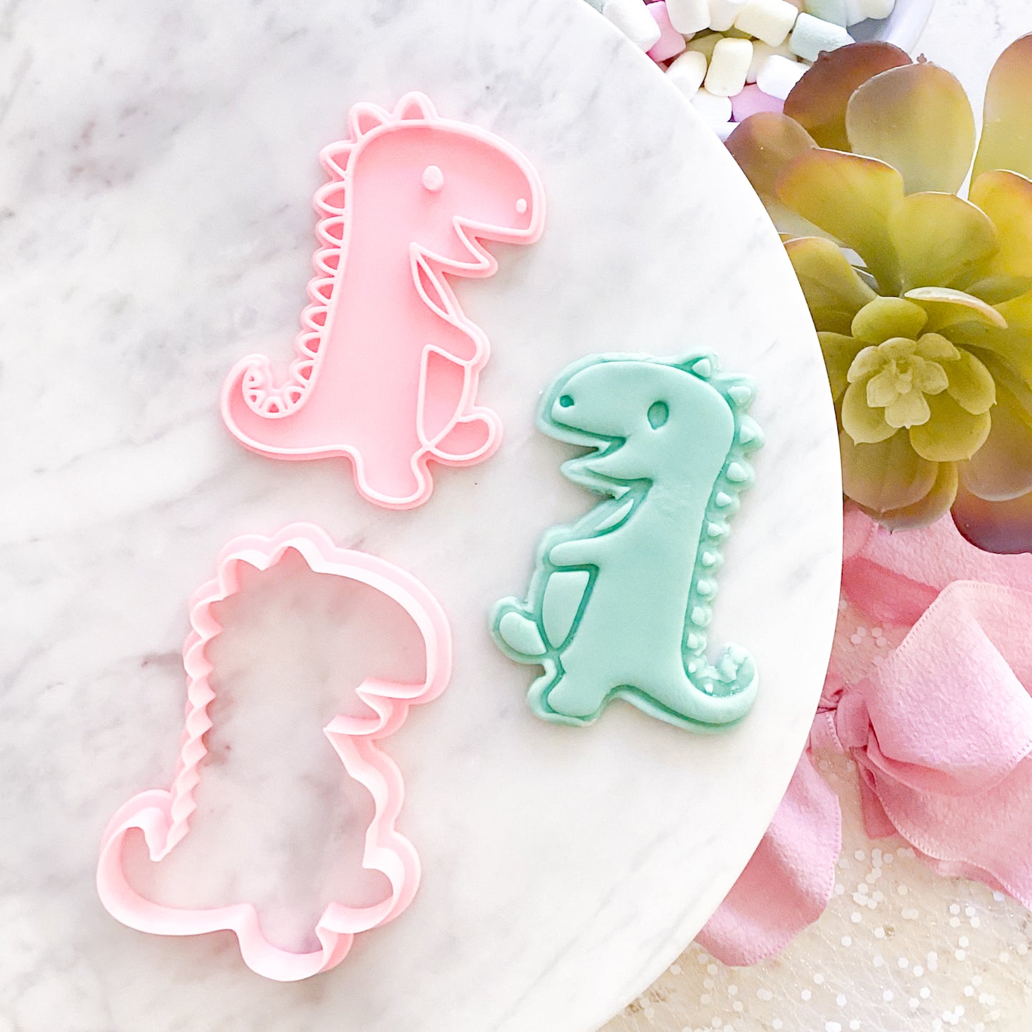 "T-Rex" Cookie Cutter & Stamp