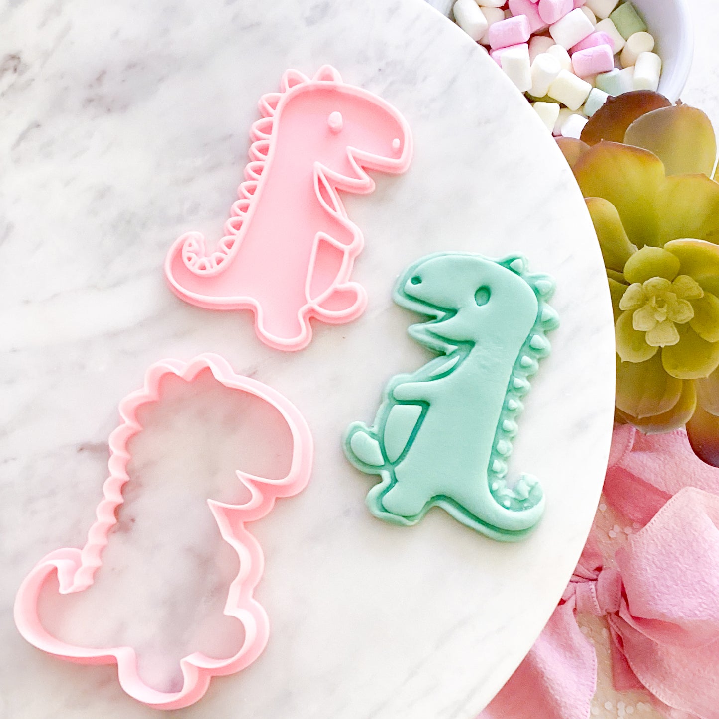 "T-Rex" Cookie Cutter & Stamp