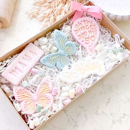 "Baby Script" -Cookie Cutter & Stamp
