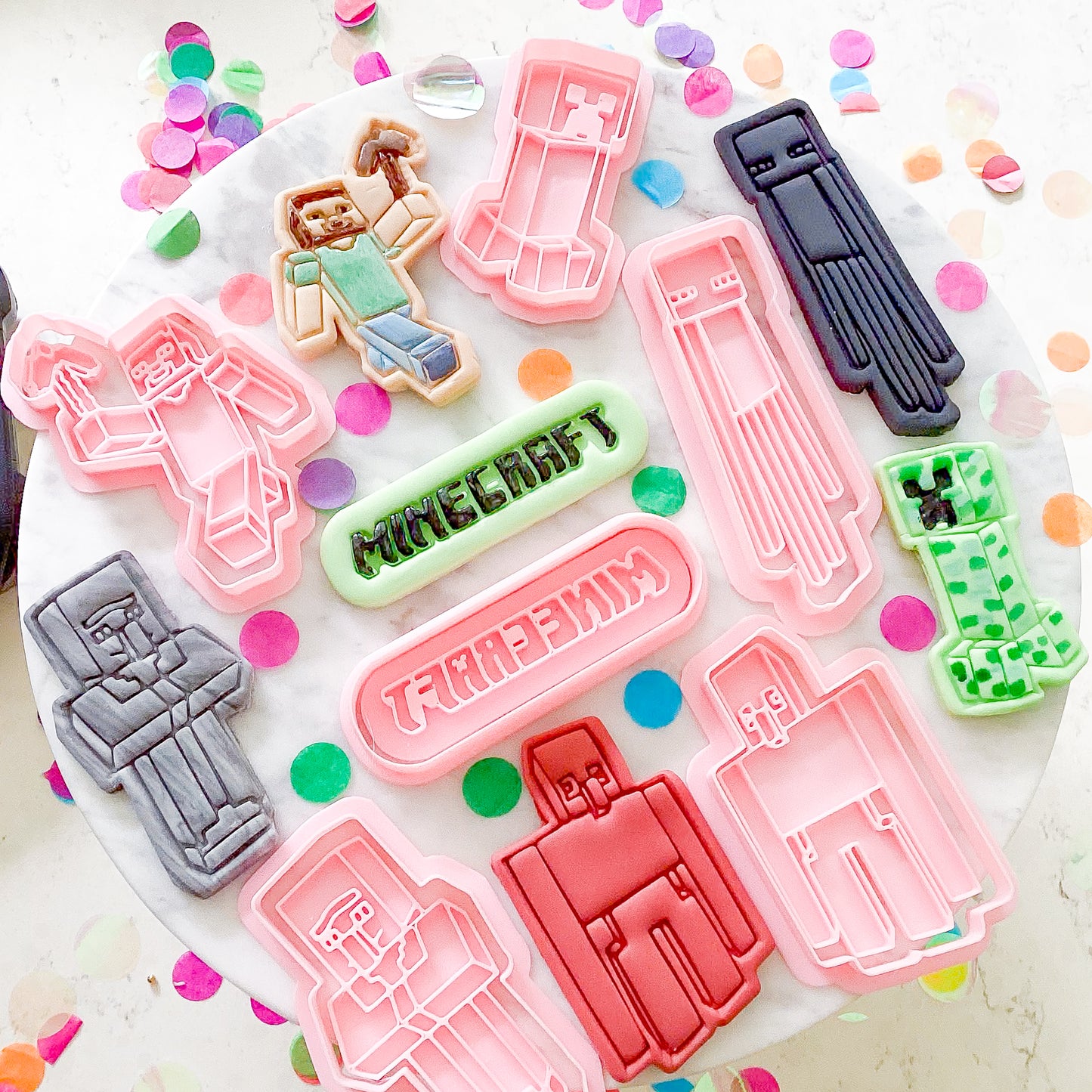 "Creeper" Cookie Cutter & Stamp